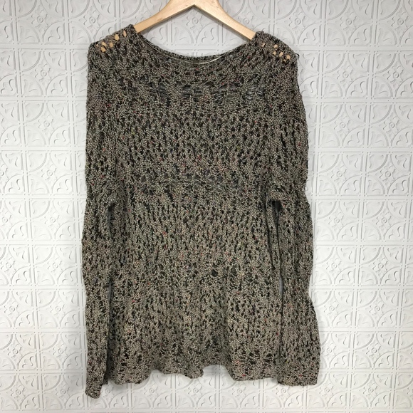 Soft Surroundings Pointelle Open Knit Sweater - Picture 3 of 8